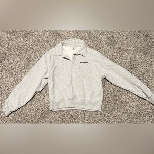 Sporty & Rich Gray Collared Sweater - Small